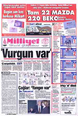  Okurlarımızdan gelen Sadece 11 kupon daha biriktirip Subat Milkart'ınaı »yoğun istek üzerine sahip olun... Muhtesem...
