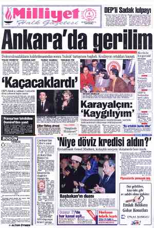  Ankara'da Dokunulmazlıkların kaldırılmasından sonra 'hukuk' tartışm YILMAZ: 'SKANDAL' 'POLİSE VERMEYİZ' Hatip Dicle ve Orhan