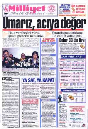  MİLLİYETTEN HERKESE LOTO " spo,,_m,ı(umııu ! 28 SAYFA © 10.000TL (KDV DAHİL) Halk Vereceğini verdi, şimdi gösterin kendinizi!