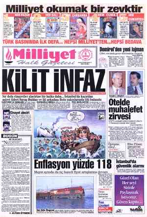 Milliyet sayfa 1