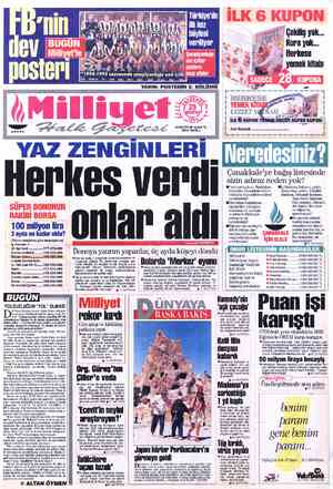  _Tüı'kive'ıle böylesi veriliyor ”1794- 1995 sezanundıı şıııııpıyonluyı ıınıi İçti < öngin — Kemalettin — İker — Semih —...