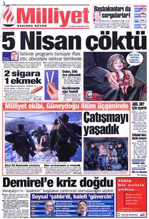  "g Osman ULAGAY (©Bütçe ve kamu açıkları hedefleri tutmadı. Ekonomideki da- ralmaya rağmen enflasyon tırmanışını sürdürdü.