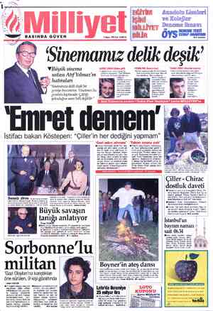  VBüyük sinema BT > hatıraları # “Sinemamızı delik deşik bir geminin kaptanıdır. Çıktığı yolculuğun sonu belli değildir.”...