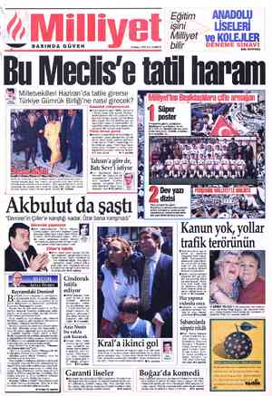  —e—eeoY BASINDA GÜVEN H Milletvekilleri Haziran'da tatile girerse Ki Türkiye Gümrük Birliği'ne nasıl girecek? ©Meclis...