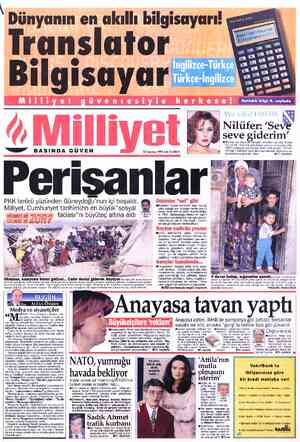  K Dünyanın en akıllı bilgisayarı! Translator Bilgisay İngilizce-Türkçe Türkcçe-İngilizce —e—eY BASINDA GÜVEN Perisanlar PKK