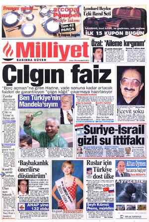  Teonhard Heyden Üçlü Bavul Seti 15 günde döneceğim Borcum 3 milyon dolar ©Bir süredir yurt dışında yaşa- #Özal şöyle konuştu: