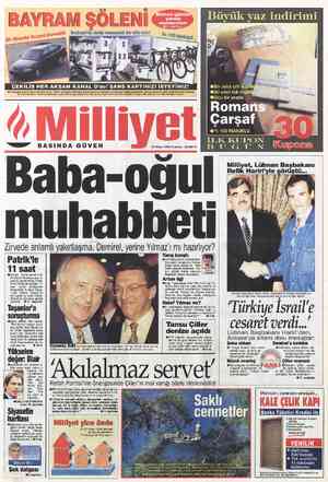  BAYRAM SÖLENİ Bodıum’(i; deniz manzaralı bir villa katı! Hüi Piyango İdaresi'nin 18.04.1996 tarih ve...