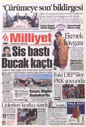  'Çürümeye son 'bildirgesi Milliyet'in kampanyası çerçevesinde oluşturulan İzleme Kurulu'ndan kamuoyuna ilk duyurtu......