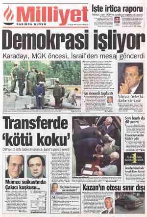  —e BASINDA GÜVEN Genelkurmay Başkanı Örgeneral İsmall Hakkı Karadayı, gezisinin ikinci Aviv'de yapılan mezarlığa çelenk...