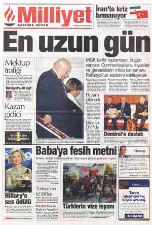  e—” BASINDA GÜVEN İran'la kriz —— tırmanıyor Olran'ın Ankara Büyükelçisi ve İstanbul — #Erzurum Konsolosu Said Zare, dün de
