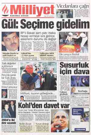  w—ee” BASINDA GÜVEN 7 Mart 1997 Cuma 90.000 TL Vicdanlara çağrı (©Türk - İş, DİSK ve TESK'in oluşturduğu sivil dayanışmadan