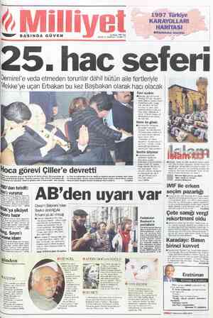  1997 Türkiye | KARAYOLLARI ' İ HARİTASI Ü 15 Nisan 1997 Salı p Ka VWE” BASINDA GÜVEN 30.000 TL (Seriifikal T20.000 TU çe...