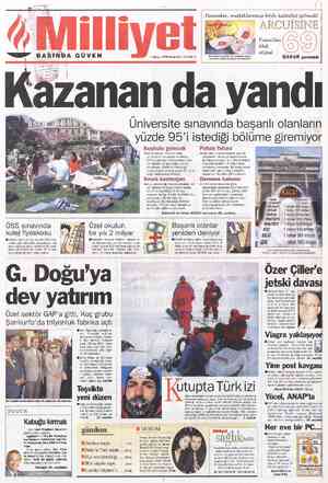  ELDEUNI j a azanan ÖSS sınavında kolej fiyaskosu HGözde liseler ve özel okullar ÖSS sına- vında pek isimlerini duyuramadı. Üç