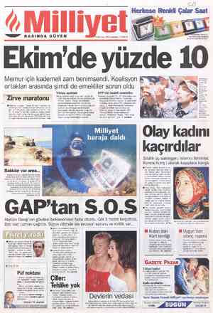  ee”Y BASINDA GÜVEN Zirve maratonu HKOalisyon ortakları, “Yüzde 20 krizi"ni çözmek için önceki gün dört saatlik zirveden sonra