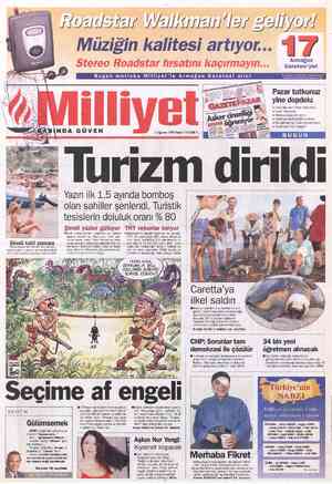  KOAOSTARWAAKMANMEREENNDİ Müziğin kalitesi artıyor... ©)/ 47 Armağan Gazetesi'yle! Bugün mutlaka Milliyet'le Armağan Gazetesi