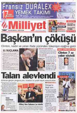  Bugün mutlaka Milliyet ile Armağan gazetesi alın! Fransız DÜRALEX YEMEK TAKIMI Tam 30 parça.. çatlamıyor... Sertleştirilmiş