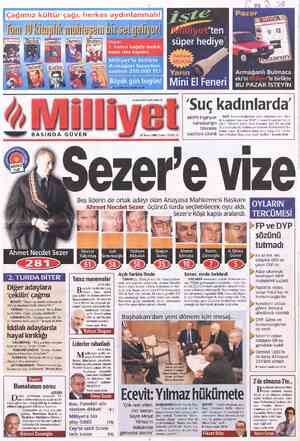  dİsşte M'ııWâ"ten süper hediye |P ğ Milliyet'le birlikte Femmîm Armağan Gazetesi, sadece 250.000 TL! B Yarımn Mini El Feneri