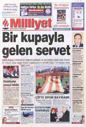  Milli. Piyango 19 Mayıs çekilişi 700 MİLYAR: AMORTİ: 0 - 6 SIRALI TAM LİSTE SAYFA 14'TE Türkiye'de ilk defa! İngilizce-Türkçe