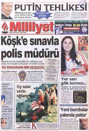 Milliyet sayfa 1