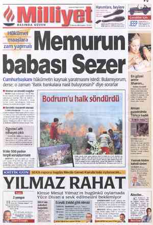  İ | Wwwwr.milliyet.com.tr # D KA n | | x —— A II k YARIN Mliyel ve Sağaer Ü Vö gü İ ) irli birlikte 450 bin lira. BAZINDA...
