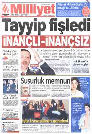  vwww.milliyet.com.tr Ahmet Hakan Coşku ortağı tutuklandı İGDAŞ'TAKİ yolsuzluk iddialarının  araştırıldığı “BİT Operasyonu”nda