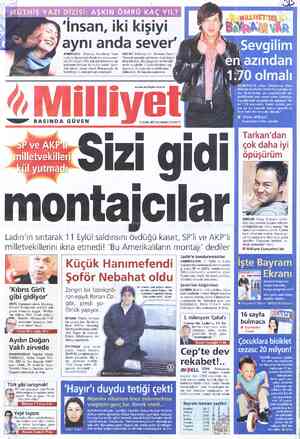  1S1I: AMERİKALI - Psikolog Sternberg "Aynı anda iki kişiye âşık olmak son derece nor- mal bir olaydır. Pek çok aşk öyküsü ve