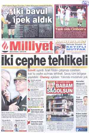 Milliyet sayfa 1