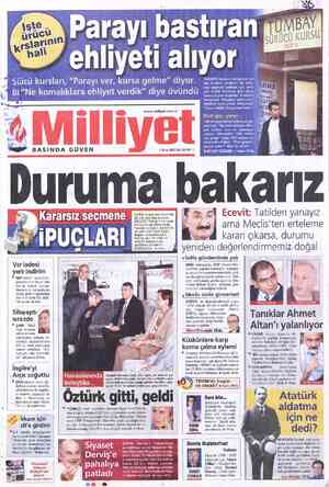  Parayı bastıran ehliyeti alıyor kursları, “Parayı ver, kursa gelme” diyor. —#r aa yara n “ Ji n - « .. .. 1nun yanıtını...