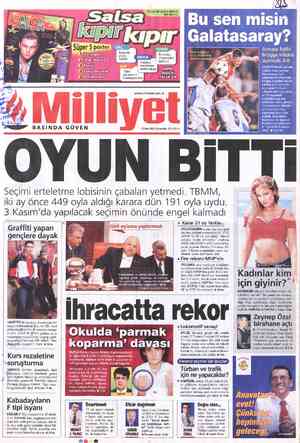  Süper 5 poster Saçlarda seviyorum” diyemeyenlere. B Jon Bon'lovi| SALSA, Milliyet'le birlikte 500 bin lira SALSA'DA Bu sen