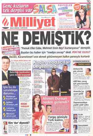  wwww.milliyet.com.tr Jean'de son moda Bu sözleri sevgilinize söylerseniz kavga çıkar Bir test: Hayattan zevk alıyor musun? ha