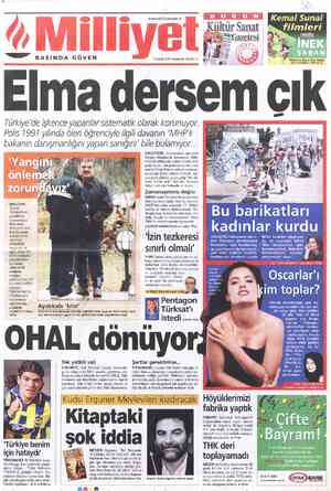  vwww.milliyet.com.tr — BASINDA GÜVEN 13 Şubat 2003 Perşembe 200.000 TL Türkiye'de işkence yapanlar sistematik olarak...