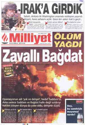  * Milli «—e” BASINDA GÜVEN K'A GİRDİK abah, Ankara ile Washington arasında restleşme yaşandı. Akşam, hava sahasını açtık....