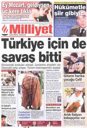  — Genelkurmay Başkanı'ndan ilginç benzetme Hükümetle şilir gibiyiz e Sürekli görüşüyoruz GENELKURMAY Başkanı Özl vunma...