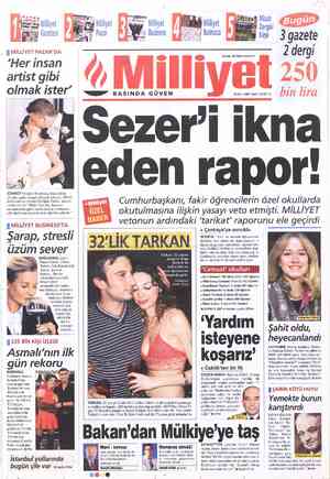 Milliyet sayfa 1
