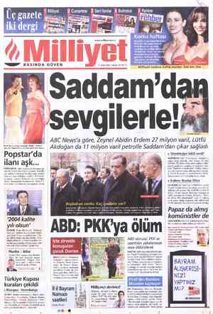  Üç gazele 5 iki dergi MiIIiyet Rehber İlk Milliyet'in ortaya çıkardığı “Abidin - Firdevs” aşkı, dün Popstar'ın en çok...