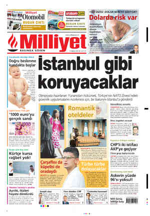  Milliyet — Otom Ü * Milli eee”Y BASINDA GÜVEN Türkiye'nin en kapsamlı otomobil rehberi Milliyet'le birlikte 1.500.000 TL...