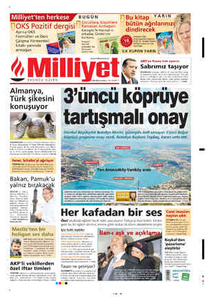  Milliyet'ten herkese MAT Bu kitap YARIN T OKS Pozitif dergısıa%33':3(2'3Çıa'/f;umyauğka'îırıe bütün ağrılarınızi/ 4 Ayrıca