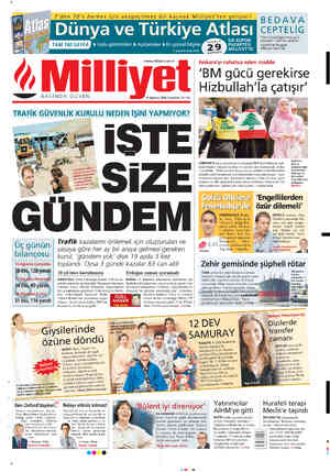  BEDAVA CEPTELİG Tüm futbol liglerinin canlı sonuçları cebinize geliyor Ayrıntılar bugün Milliyet Spor'da ürkiye Atlası İLK