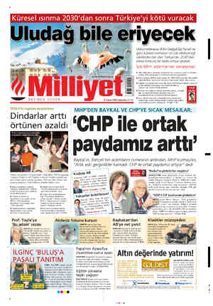  — Hükümetlerarası İklim Değişikliği Paneli'ne göre küresel ısınmanın en çok etkileyeceği ülkelerden biri olan Türkiye'de,...