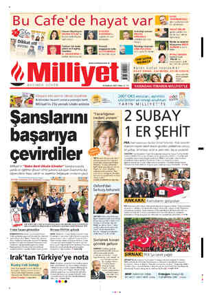  Bu Cafe'de hayat var & * Milli Y BASINDA GÜVEN Birbirinden Ü Uzman Diyetisyen DİLARA KOÇAK'la Beslenmede klişeler tarih...