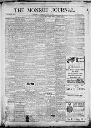 The Monroe Journal Newspaper March 17, 1903 kapağı