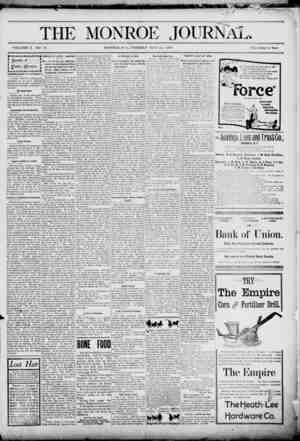 The Monroe Journal Newspaper May 12, 1903 kapağı