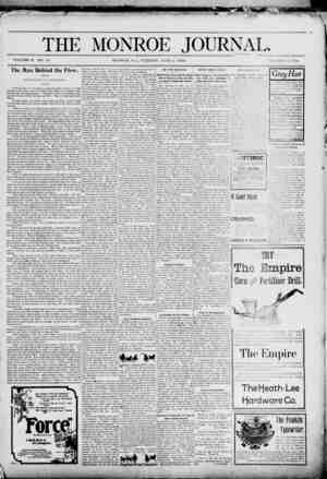 The Monroe Journal Newspaper June 2, 1903 kapağı