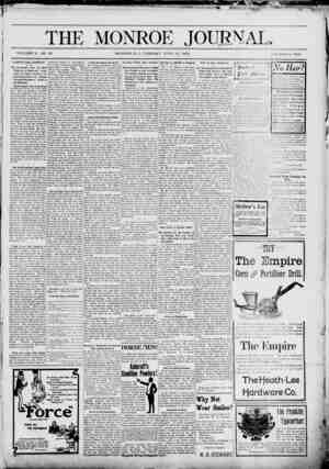 The Monroe Journal Newspaper June 16, 1903 kapağı