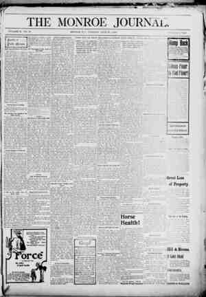 The Monroe Journal Newspaper June 23, 1903 kapağı