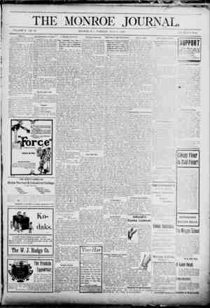The Monroe Journal Newspaper July 7, 1903 kapağı