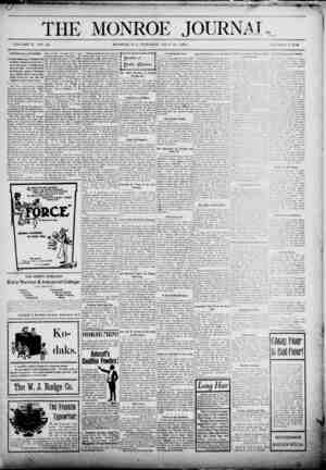 The Monroe Journal Newspaper July 14, 1903 kapağı