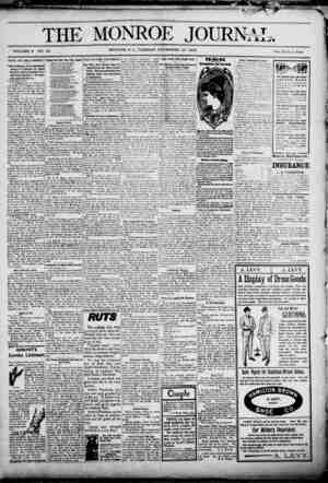 The Monroe Journal Newspaper November 24, 1903 kapağı