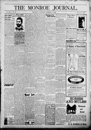 The Monroe Journal Newspaper December 15, 1903 kapağı