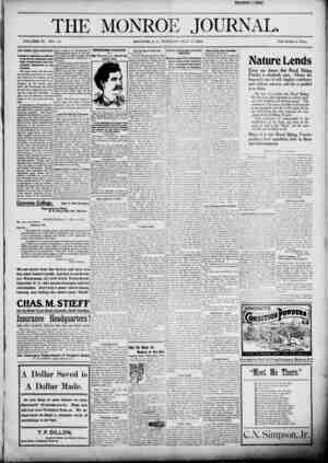 The Monroe Journal Newspaper May 3, 1904 kapağı